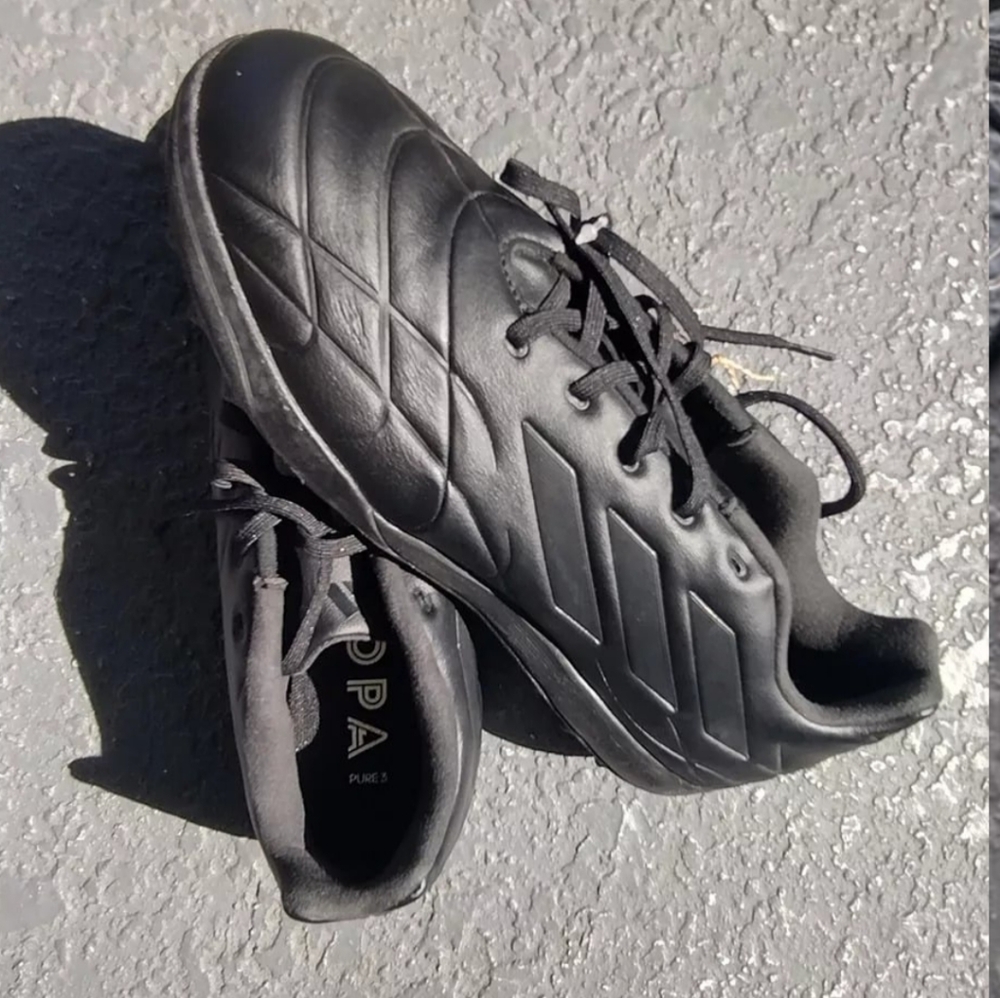 ADIDAS COPA PURE.3 TF TURF SOCCER SHOES BLACK OUT EDITION ID4321 Size 9